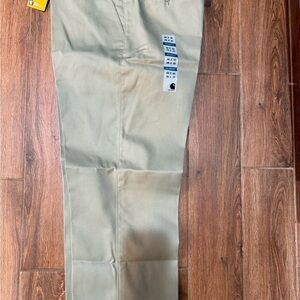 NWT - Carhartt twill work pants - men’s 46x30
